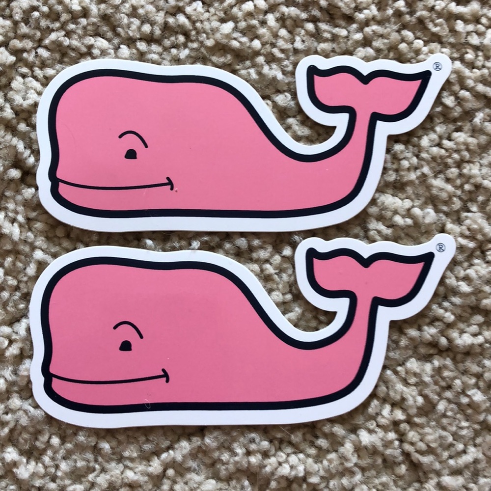 2 vineyard vines whale sticker.